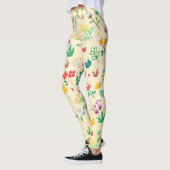 Liebe Garden Spring Flowers & Hearts Leggings (Links)