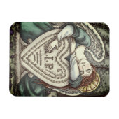 LIEBE GARDISCHE ANGEL, FRIEDHOF MOURNING ART RIP MAGNET (Horizontal)