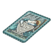 LIEBE GARDISCHE ANGEL, FRIEDHOF MOURNING ART RIP MAGNET (Linke Seite)