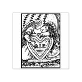 LIEBE GARDISCHE ANGEL, FRIEDHOF RIP RUBBER BRIEFMA GUMMISTEMPEL (Prägung)