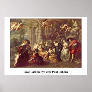 Liebe-Garten durch Peter Paul Rubens Poster