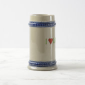 Liebe Gartenarbeit Bierglas (Mittel)