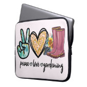 Liebe Gartenarbeit Laptopschutzhülle (Vorderseite Links)