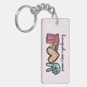 Liebe Gartenarbeit Schlüsselanhänger (Vorderseite links)