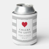 Liebe-Gastgeschenk Hochzeit Dosenkühler (Kanne Vorderseite)