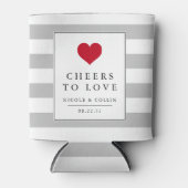 Liebe-Gastgeschenk Hochzeit Dosenkühler (Vorderseite)