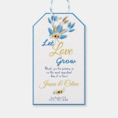 Liebe Gastgeschenk Hochzeit Geschenktasten gelass Geschenkanhänger (Vorderseite)