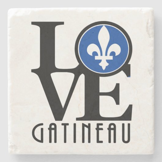 LIEBE Gatineau Steinuntersetzer (Vorderseite)