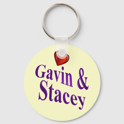 Liebe Gavin und Stacey Schlüsselanhänger (Vorderseite)