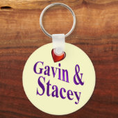 Liebe Gavin und Stacey Schlüsselanhänger (Vorderseite)