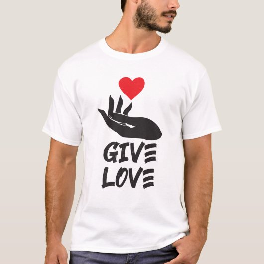 Liebe geben T-Shirt (Vorderseite)