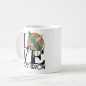LIEBE gebrochen Arrow Oklahoma 11oz Kaffeetasse (Vorderseite Links)