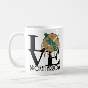 LIEBE gebrochen Arrow Oklahoma 11oz Kaffeetasse