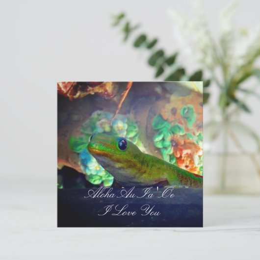 Liebe Gecko (Stehend Vorderseite)