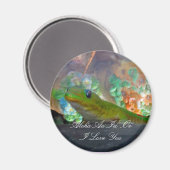 Liebe Gecko Magnet (Vorderseite/Rückseite)
