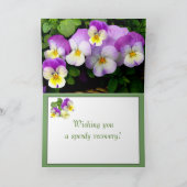 Liebe Gedanken ~ bald gut werden! Karte (Innenseite)