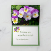 Liebe Gedanken ~ bald gut werden! Karte (Innenseite)