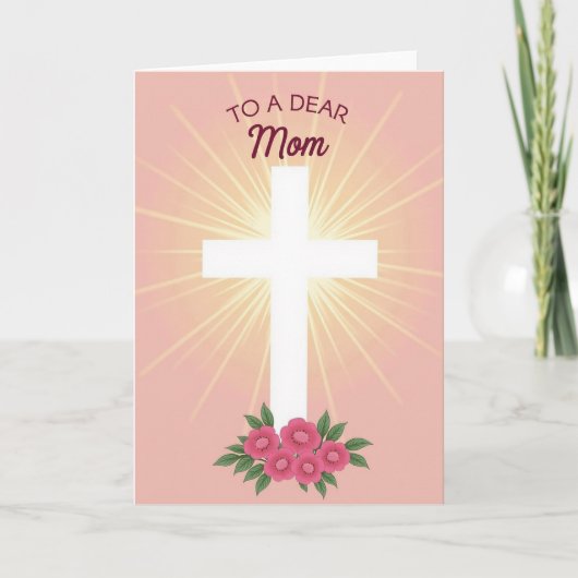 Liebe Gedanken Mutter Karte (Vorderseite)