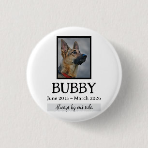 Liebe Gedenk Funeral Tier Verlust In unseren Herze Button