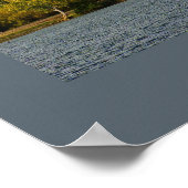 Liebe Gedicht mit Rainbow-Foto-Poster Poster (Ecke)