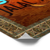 Liebe Gedichte von RUMI - Poster gold, Teppich, ge (Ecke)