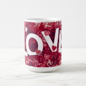 LIEBE, gedrängt Kaffeetasse (Mittel)