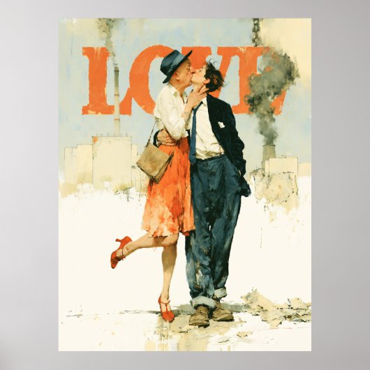 Liebe gegen den Rauch Poster (Vorne)