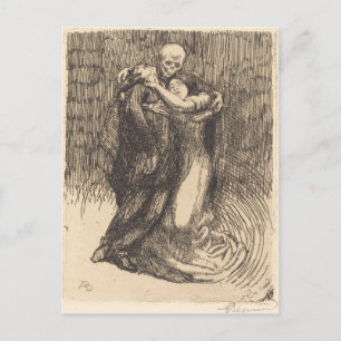 Liebe, geheiligt (von Paul-Albert Besnard) Postkarte