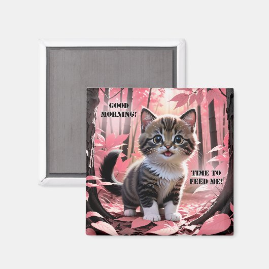 Liebe geht durch das Niedliche Kittenmagazin Stoma Magnet (Vorderseite/Rückseite)