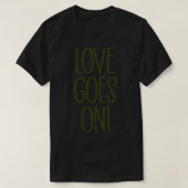 Liebe geht grün T-Shirt (Design vorne)