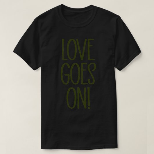 Liebe geht grün T-Shirt (Design vorne)