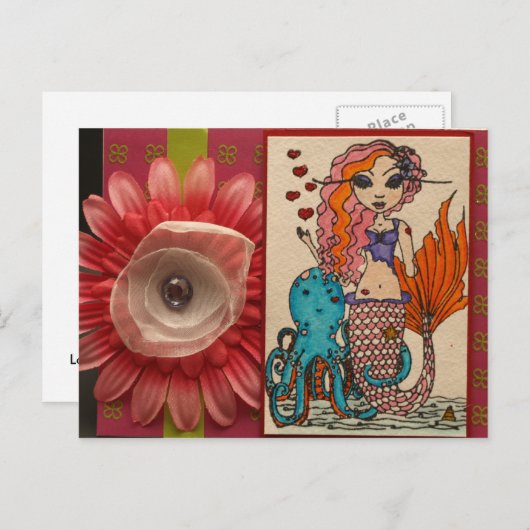 Liebe geht niemals über eine Postkarte hinaus (Vorne/Hinten)