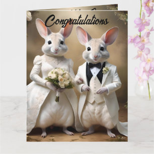 "Liebe geht unter: Eine Hochzeitsfeier in Bilby Karte