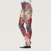 Liebe Geist "Ich bin gesegnet Grün Leggings (Links)