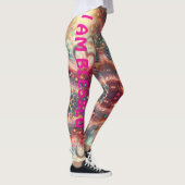 Liebe Geist "Ich bin gesegnet Grün Leggings (Rechts)