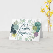 Liebe-Gelächter-Glück des Pflanzen-Glück-| Karte (Gelbe Blume)