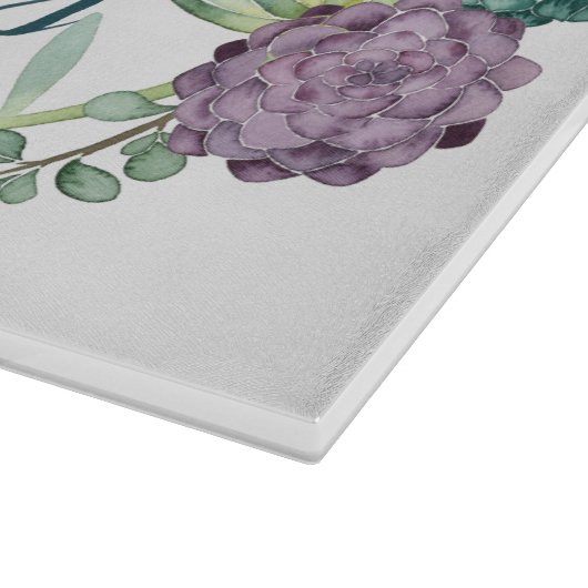 Liebe-Gelächter-Glück des Pflanzen-Glück-| Schneidebrett (Ecke)