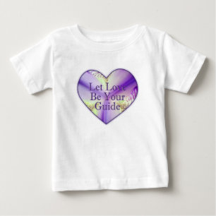 Liebe gelassen, Blume des Herzens sein Baby T-shirt