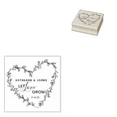 Liebe gelassen Blumenzwiebeln Gummistempel (Stempel)