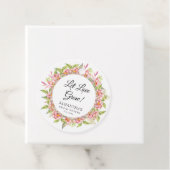 Liebe gelassen Blüten und Brautparty Geschenkanhänger (Beispiel)