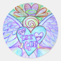 Liebe gelassen, Gott-Wächter-Engel-Decal-Aufkleber