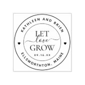 Liebe gelassen Skript erstellen Gummistempel (Prägung)