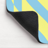 Liebe gelb auf blau mousepad (Ecke)