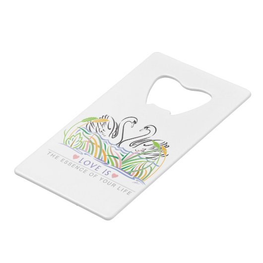 Liebe Geldbeutel Flaschenöffner (Rückseite Schrägansicht)