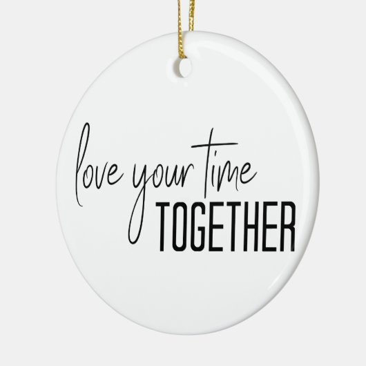 Liebe gemeinsam keramik ornament (Links)