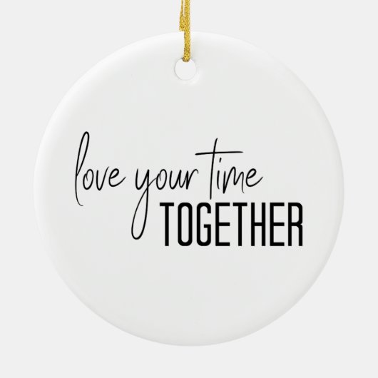 Liebe gemeinsam keramik ornament (Hinten)