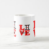 ♊ Liebe Gemini-Zodiac Sign Classic Kaffee Kaffeetasse (Mittel)