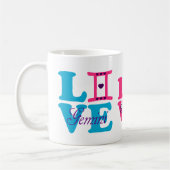 ♊ Liebe Gemini-Zodiac Sign Classic Kaffee Kaffeetasse (Links)