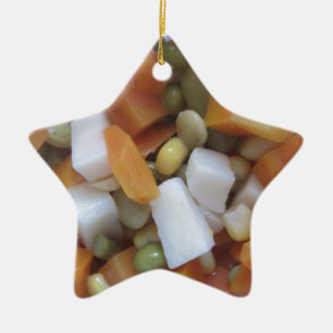 Liebe Gemischtes Gemüse Keramik Ornament