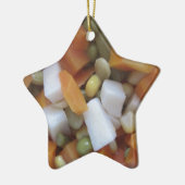Liebe Gemischtes Gemüse Keramik Ornament (Links)